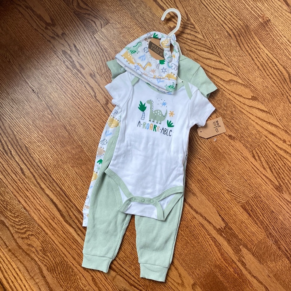 Chick Pea Dinosaur Outfits